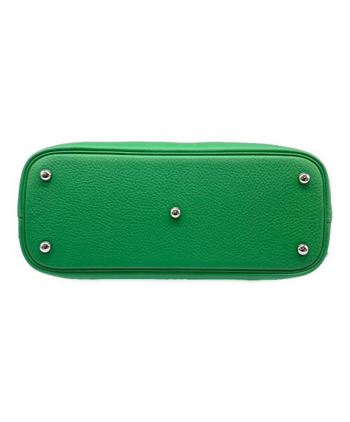 HERMES（エルメス）HERMES (エルメス) ボリード 31/シルバー金具/トリヨンクレマンス/グリーン/R刻印  グリーン(バンブー） サイズ:31の古着・服飾アイテム