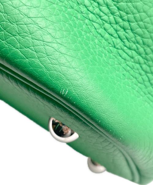 HERMES（エルメス）HERMES (エルメス) ボリード 31/シルバー金具/トリヨンクレマンス/グリーン/R刻印  グリーン(バンブー） サイズ:31の古着・服飾アイテム
