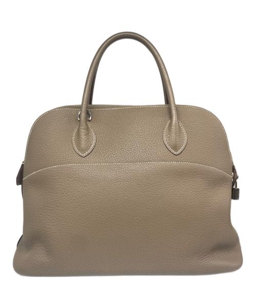HERMES（エルメス）HERMES (エルメス) ボリード 35/シルバー金具/トリヨンクレマンス/エトゥープ/□L刻印 サイズ:35の古着・服飾アイテム