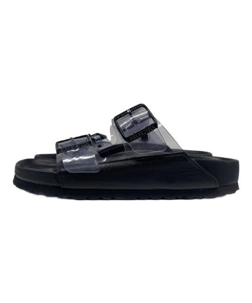 BIRKENSTOCK（ビルケンシュトック）BIRKENSTOCK (ビルケンシュトック) Manolo Blahnik (マノロブラニク) アリゾナ クリアサンダル ブラック サイズ:37の古着・服飾アイテム