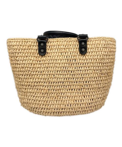 BALENCIAGA（バレンシアガ）BALENCIAGA (バレンシアガ) パニエ カゴバッグ ベージュ×ブラックの古着・服飾アイテム