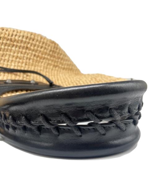 BALENCIAGA（バレンシアガ）BALENCIAGA (バレンシアガ) パニエ カゴバッグ ベージュ×ブラックの古着・服飾アイテム