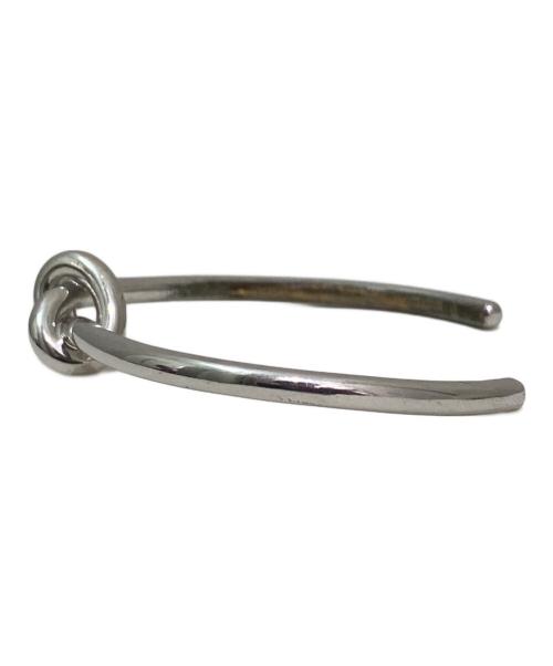 CELINE（セリーヌ）CELINE (セリーヌ) ノットバングル シルバー サイズ:Sの古着・服飾アイテム