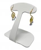 Marie-Helene de Taillacマリーエレーヌドゥタイヤック）の古着「22K ストーン ピアス」