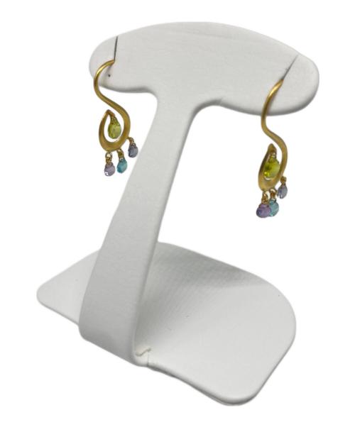 Marie-Helene de Taillac（マリーエレーヌドゥタイヤック）Marie-Helene de Taillac (マリーエレーヌドゥタイヤック) 22K ストーン ピアスの古着・服飾アイテム