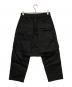 RICK OWENS (リックオウエンス) ドロップドクロッチ カーゴパンツ ブラック サイズ:48：60000円