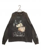 SAINT MICHAELセントマイケル）の古着「PLUTO PT LS TEE」｜ブラック