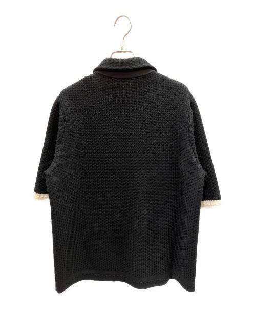 CHANEL（シャネル）CHANEL (シャネル) 半袖コットンジャケット ブラック サイズ:38の古着・服飾アイテム