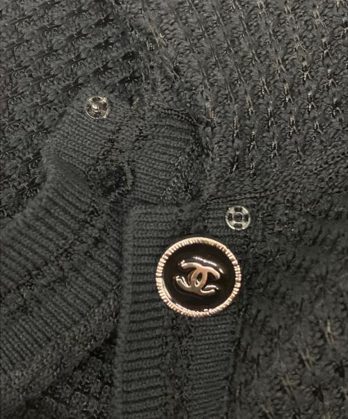 CHANEL（シャネル）CHANEL (シャネル) 半袖コットンジャケット ブラック サイズ:38の古着・服飾アイテム