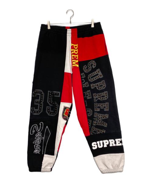 SUPREME（シュプリーム）SUPREME (シュプリーム) Patchwork Sweatpant ブラック サイズ:Lの古着・服飾アイテム