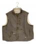 KAMIYA（カミヤ）の古着「BORO Duck Vest」｜ブラウン