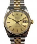 ROLEXロレックス）の古着「デイトジャスト コンビ Ref.16013」｜シャンパン文字盤