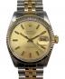 ROLEX（ロレックス）の古着「デイトジャスト コンビ Ref.16013」｜シャンパン文字盤