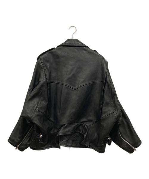 beautiful people（ビューティフルピープル）beautiful people (ビューティフルピープル) ダブルエンドライダースジャケット ブラック サイズ:42の古着・服飾アイテム