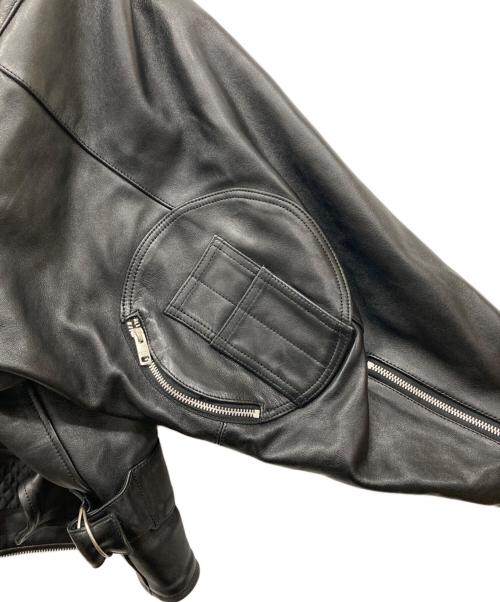 beautiful people（ビューティフルピープル）beautiful people (ビューティフルピープル) ダブルエンドライダースジャケット ブラック サイズ:42の古着・服飾アイテム