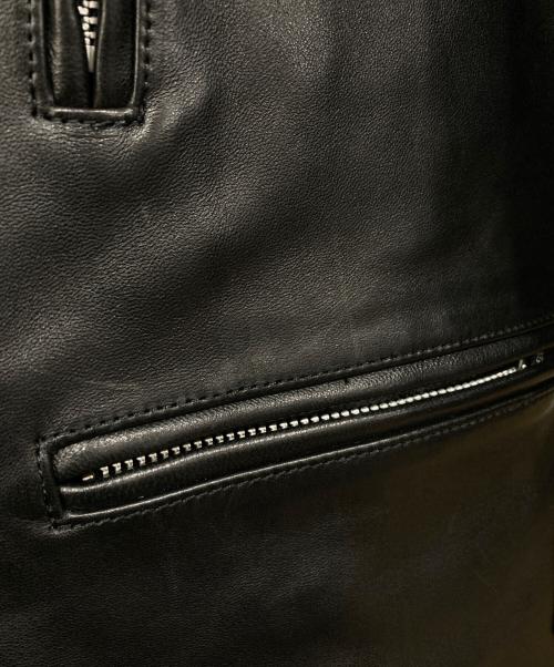 beautiful people（ビューティフルピープル）beautiful people (ビューティフルピープル) ダブルエンドライダースジャケット ブラック サイズ:42の古着・服飾アイテム