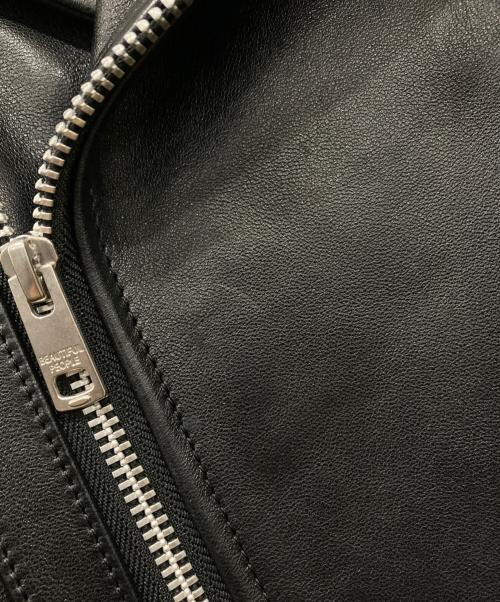 beautiful people（ビューティフルピープル）beautiful people (ビューティフルピープル) ダブルエンドライダースジャケット ブラック サイズ:42の古着・服飾アイテム