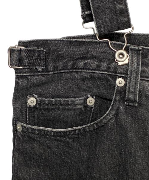 ANREALAGE HOMME（アンリアレイジオム）ANREALAGE HOMME (アンリアレイジオム) BUST DENIM PANTS ブラック サイズ:46の古着・服飾アイテム