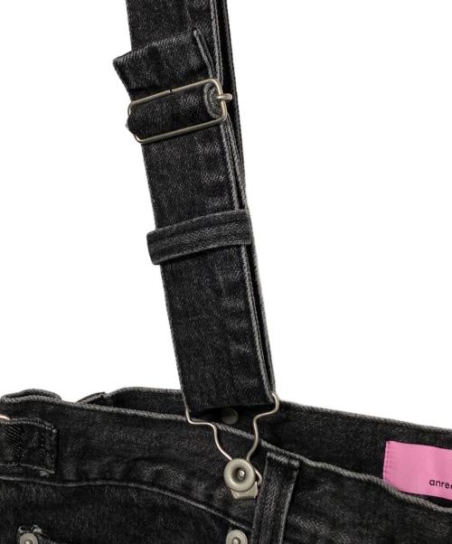 ANREALAGE HOMME（アンリアレイジオム）ANREALAGE HOMME (アンリアレイジオム) BUST DENIM PANTS ブラック サイズ:46の古着・服飾アイテム