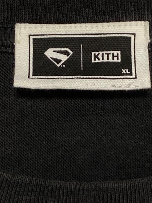 KITH（キス）KITH (キス) superman (スーパーマン) Lightning Vintage Tee ブラック サイズ:XLの古着・服飾アイテム