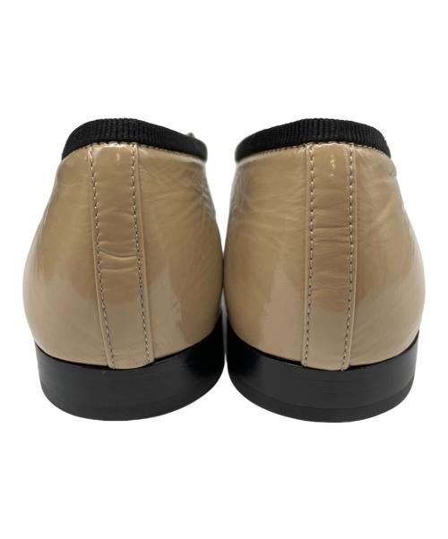 CHANEL（シャネル）CHANEL (シャネル) バイカラーバレエシューズ ベージュ×ブラック サイズ:36の古着・服飾アイテム