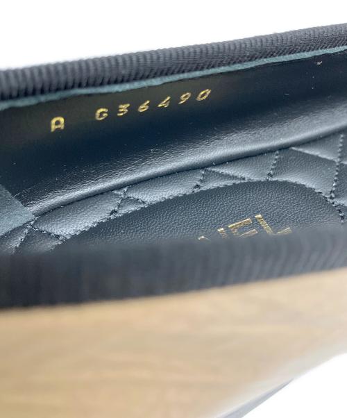 CHANEL（シャネル）CHANEL (シャネル) バイカラーバレエシューズ ベージュ×ブラック サイズ:36の古着・服飾アイテム