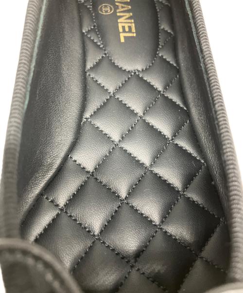 CHANEL（シャネル）CHANEL (シャネル) バイカラーバレエシューズ ベージュ×ブラック サイズ:36の古着・服飾アイテム
