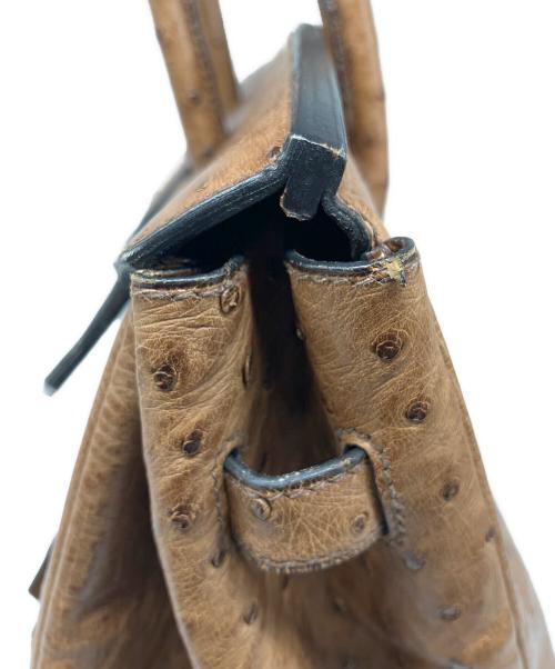 HERMES（エルメス）HERMES (エルメス) バーキン 35/ゴールド金具/オーストリッチ/〇Y刻印 ブラウン サイズ:35の古着・服飾アイテム