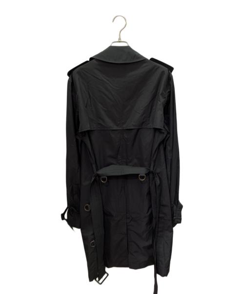 Aquascutum（アクアスキュータム）Aquascutum (アクアスキュータム) パッカブル仕様ナイロントレンチ ブラック サイズ:38の古着・服飾アイテム