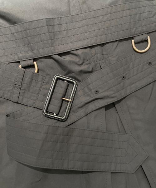 Aquascutum（アクアスキュータム）Aquascutum (アクアスキュータム) パッカブル仕様ナイロントレンチ ブラック サイズ:38の古着・服飾アイテム