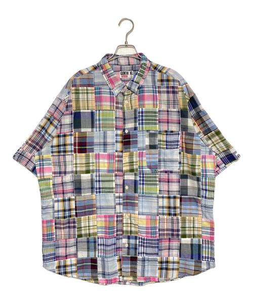 SUPREME（シュプリーム）SUPREME (シュプリーム) GOODENOUGH (グッドイナフ) Patchwork S/S Shirt マルチカラー サイズ:XLの古着・服飾アイテム
