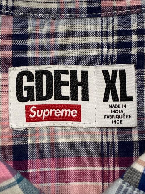 SUPREME（シュプリーム）SUPREME (シュプリーム) GOODENOUGH (グッドイナフ) Patchwork S/S Shirt マルチカラー サイズ:XLの古着・服飾アイテム