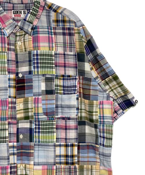SUPREME（シュプリーム）SUPREME (シュプリーム) GOODENOUGH (グッドイナフ) Patchwork S/S Shirt マルチカラー サイズ:XLの古着・服飾アイテム