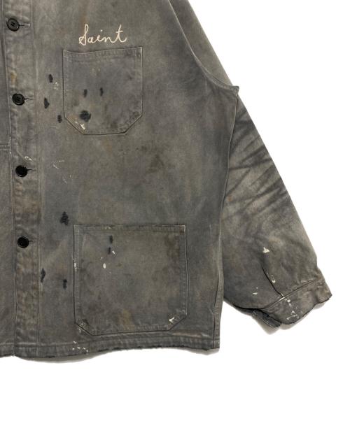 SAINT MICHAEL（セントマイケル）SAINT MICHAEL (セントマイケル) COVER ALLSAINT / BLACK グレー サイズ:XLの古着・服飾アイテム