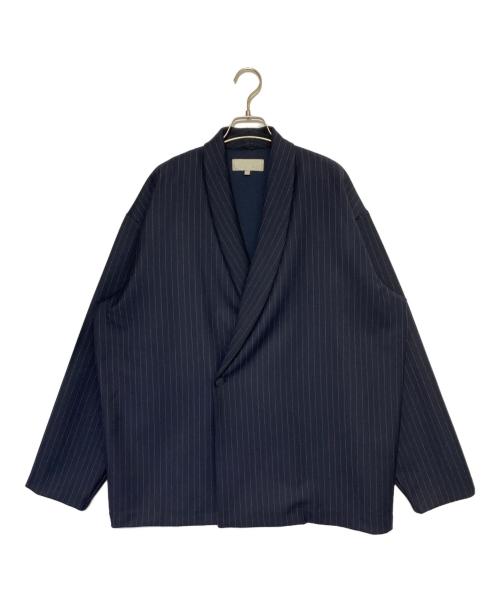 KITH（キス）KITH (キス) ストライプジャケット ネイビー サイズ:XLの古着・服飾アイテム