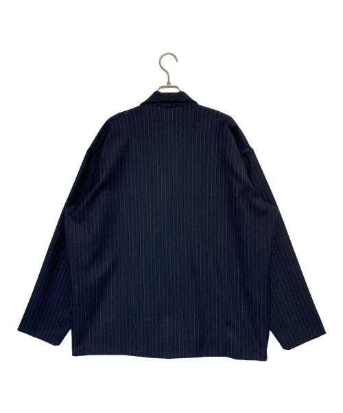 KITH（キス）KITH (キス) ストライプジャケット ネイビー サイズ:XLの古着・服飾アイテム