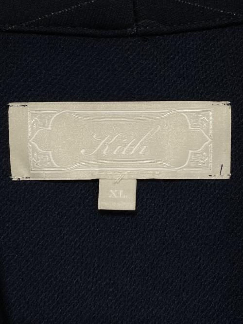 KITH（キス）KITH (キス) ストライプジャケット ネイビー サイズ:XLの古着・服飾アイテム