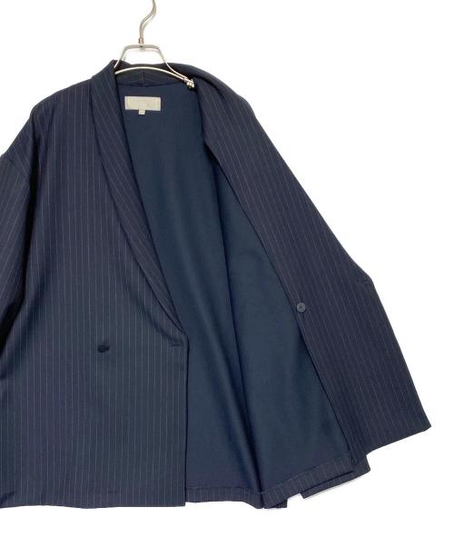 KITH（キス）KITH (キス) ストライプジャケット ネイビー サイズ:XLの古着・服飾アイテム