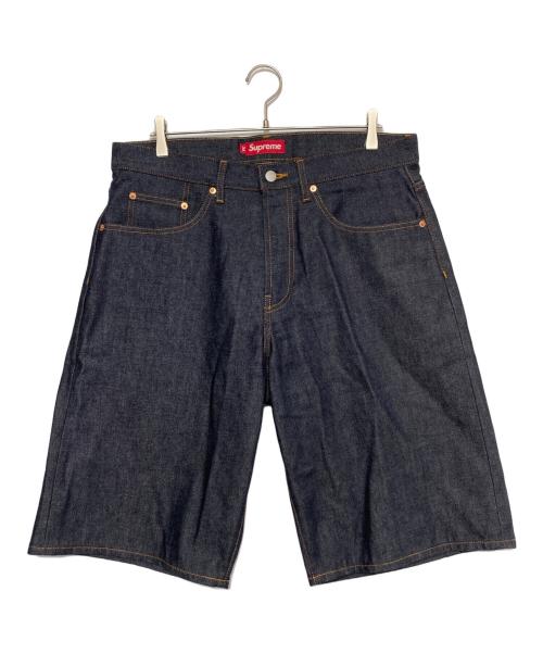 SUPREME（シュプリーム）SUPREME (シュプリーム) Rigid Baggy Selvedge Denim Short インディゴ サイズ:34の古着・服飾アイテム
