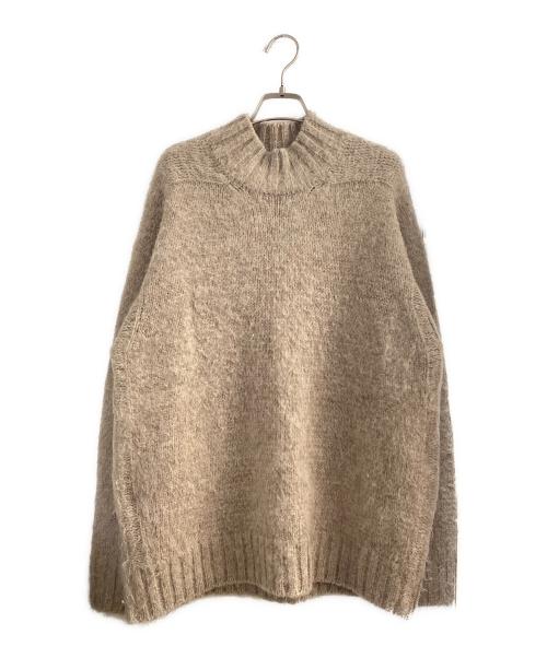 AUBERGE（オーベルジュ）AUBERGE (オーベルジュ) モックネックニット ベージュ サイズ:44の古着・服飾アイテム