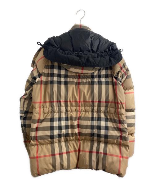 BURBERRY（バーバリー）BURBERRY (バーバリー) ノヴァチェックダウンジャケット キャメル サイズ:Mの古着・服飾アイテム