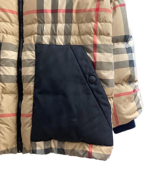 BURBERRY（バーバリー）BURBERRY (バーバリー) ノヴァチェックダウンジャケット キャメル サイズ:Mの古着・服飾アイテム