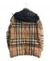 BURBERRY (バーバリー) ノヴァチェックダウンジャケット キャメル サイズ:M：100000円