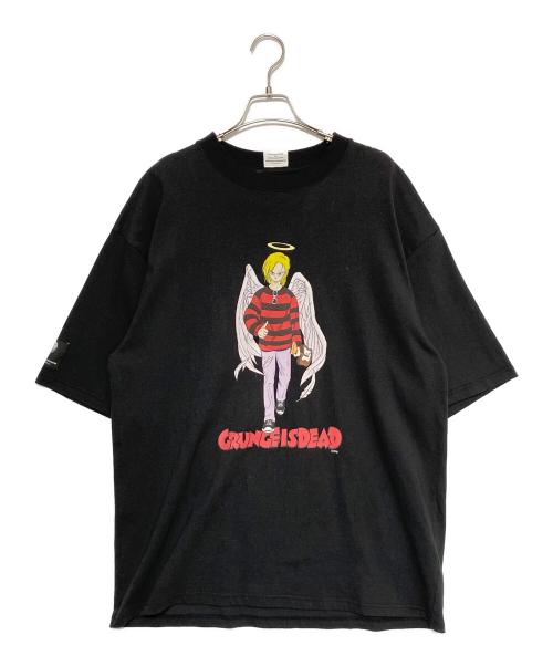 TALKING ABOUT THE ABSTRACTION（トーキング アバウト ジ アブストラクション）TALKING ABOUT THE ABSTRACTION (トーキング アバウト ジ アブストラクション)  IF A GENIUS DREW A GENIUS 1 T-SHIRT ブラック サイズ:XLの古着・服飾アイテム