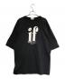 TALKING ABOUT THE ABSTRACTION (トーキング アバウト ジ アブストラクション)  IF A GENIUS DREW A GENIUS 1 T-SHIRT ブラック サイズ:XL：10000円