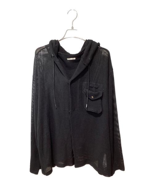 Tamme（タム）Tamme (タム) 25SS BASKET MESH MILITARY HOODIE ブラック サイズ:3の古着・服飾アイテム