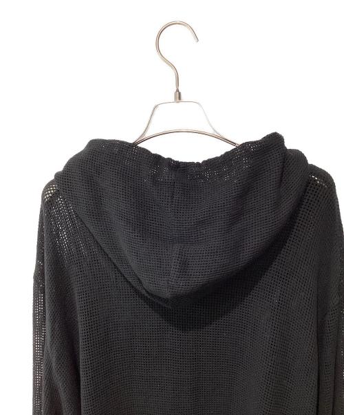 Tamme（タム）Tamme (タム) 25SS BASKET MESH MILITARY HOODIE ブラック サイズ:3の古着・服飾アイテム