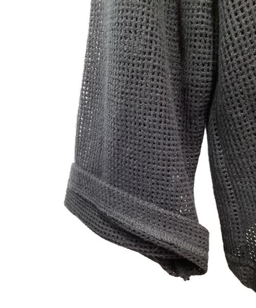 Tamme（タム）Tamme (タム) 25SS BASKET MESH MILITARY HOODIE ブラック サイズ:3の古着・服飾アイテム