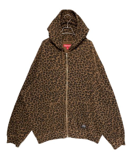 SUPREME（シュプリーム）SUPREME (シュプリーム) Hooded Zip Up Thermal ブラウン サイズ:XXLの古着・服飾アイテム