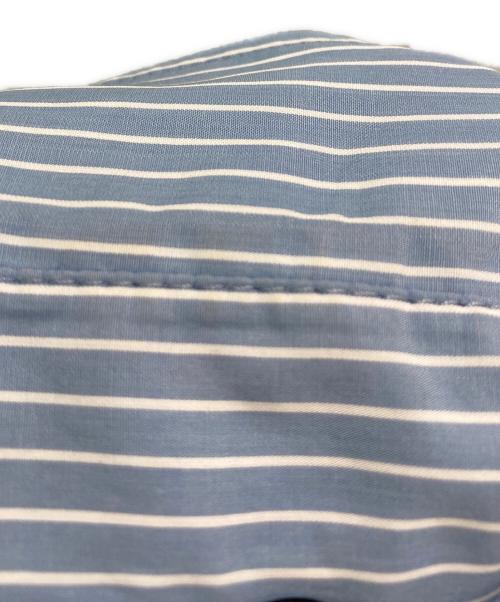 MM6 Maison Margiela（エムエムシックスメゾンマルジェラ）MM6 Maison Margiela (エムエムシックスメゾンマルジェラ) ビブフロントオーバーサイズワンピ ブルー×ホワイト サイズ:36の古着・服飾アイテム